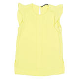 ZARA Womens Blouse Yellow XS