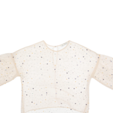ZARA Sheer Womens Top Beige S