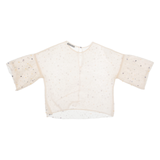 ZARA Sheer Womens Top Beige S