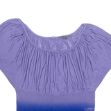 COAST Womens Top Blue Viscose UK 16