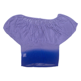 COAST Womens Top Blue Viscose UK 16