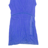 CALVIN KLEIN JEANS Womens Top Blue V-Neck Sleeveless XS