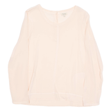 HER SHIRT Womens Blouse Pink Long Sleeve XS