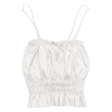 ZARA Womens Camisole Top Gold Sleeveless L