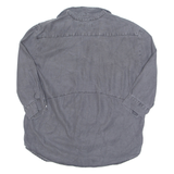 ZARA Womens Blouse Grey Collared M