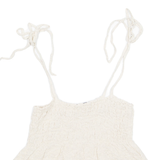 ZARA Womens Camisole Top Cream Sleeveless Viscose M