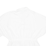 ZARA Peplum Womens Blouse White XL