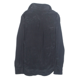 ZARA Womens Shirt Black Collared Long Sleeve XS