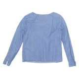 ZARA Womens Blouse Blue Long Sleeve S