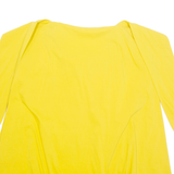 ZARA Womens Oversized Blouse Yellow Long Sleeve M