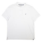 NAUTICA Mens Polo Shirt White 2XL