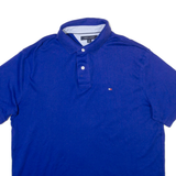 TOMMY HILFIGER Mens Polo Shirt Blue L
