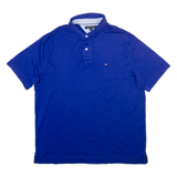 TOMMY HILFIGER Mens Polo Shirt Blue L