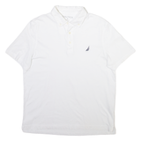 NAUTICA Mens Polo Shirt White M