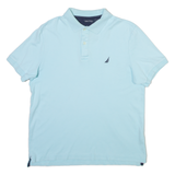 NAUTICA Mens Polo Shirt Blue M
