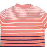 NAUTICA Mens Polo Shirt Pink Striped XL