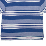 CHAPS Mens Polo Shirt Blue Striped XL