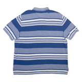 CHAPS Mens Polo Shirt Blue Striped XL