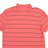 NAUTICA Mens Polo Shirt Pink Striped 2XL