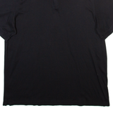 CALVIN KLEIN Mens Polo Shirt Black L