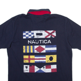 NAUTICA Mens Polo Shirt Blue L
