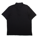 CALVIN KLEIN Mens Polo Shirt Black L