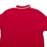 TOMMY HILFIGER Mens Polo Shirt Red L