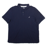 NAUTICA Mens Polo Shirt Blue L