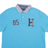 TOMMY HILFIGER Mens Polo Shirt Blue L