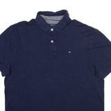 TOMMY HILFIGER Mens Polo Shirt Blue M