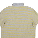 CALVIN KLEIN Mens Polo Shirt Grey Striped M
