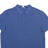 CALVIN KLEIN PERFORMANCE Mens Polo Shirt Blue XL