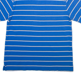 TOMMY HILFIGER Mens Polo Shirt Blue Striped M