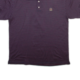 TOMMY HILFIGER Mens Polo Shirt Blue Striped XL