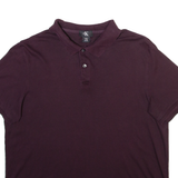 CALVIN KLEIN Mens Polo Shirt Maroon L
