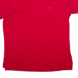 TOMMY HILFIGER Mens Polo Shirt Red L
