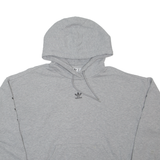 ADIDAS Womens Grey Hoodie UK 10