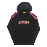 ADIDAS Womens Black Hoodie S