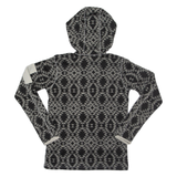 COLUMBIA Geometric Womens Black Hoodie Full Zip S