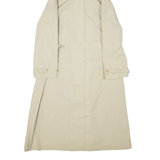 Belted Womens Trench Jacket Beige Hooded M
