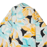 Lightweight Womens Blazer Jacket Blue Floral L