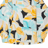 Lightweight Womens Blazer Jacket Blue Floral L