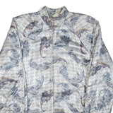 Womens Jacket White Viscose Paisley XL