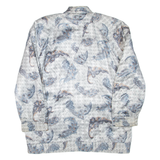 Womens Jacket White Viscose Paisley XL