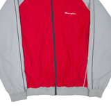 CHAMPION Mens Track Jacket Grey Colourblock 2XL