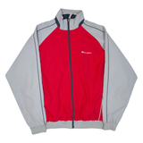 CHAMPION Mens Track Jacket Grey Colourblock 2XL
