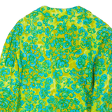 Womens Blazer Jacket Green Floral M