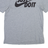 NIKE Just Do It Mens T-Shirt Grey M