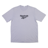 REEBOK Mens T-Shirt Grey M