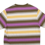 LEVI'S Striped Mens T-Shirt Green S